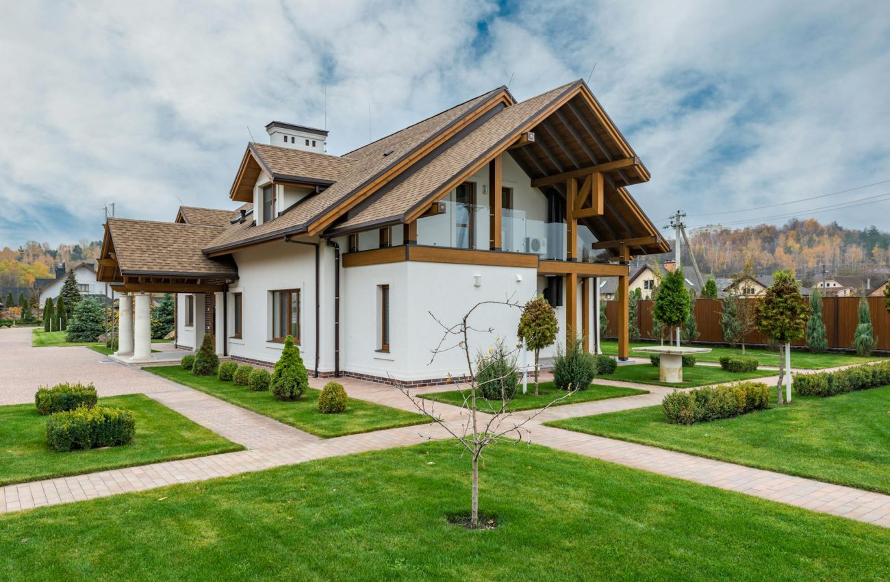 Photo by Max Vakhtbovych: https://www.pexels.com/photo/suburban-residential-villa-with-trees-5997994/