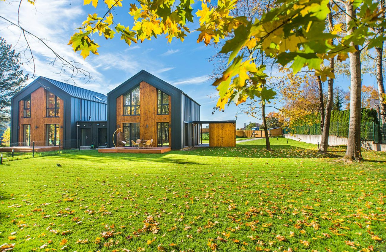 Photo by Viaceslav Kat: https://www.pexels.com/photo/beautiful-wooden-houses-with-lawns-1643389/